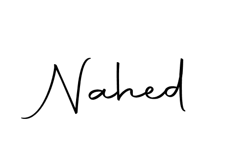 Make a beautiful signature design for name Nahed. Use this online signature maker to create a handwritten signature for free. Nahed signature style 10 images and pictures png