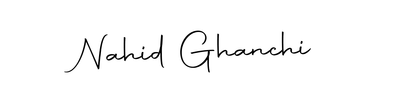 Similarly Autography-DOLnW is the best handwritten signature design. Signature creator online .You can use it as an online autograph creator for name Nahid Ghanchi. Nahid Ghanchi signature style 10 images and pictures png