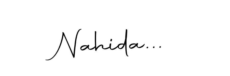 It looks lik you need a new signature style for name Nahida.... Design unique handwritten (Autography-DOLnW) signature with our free signature maker in just a few clicks. Nahida... signature style 10 images and pictures png