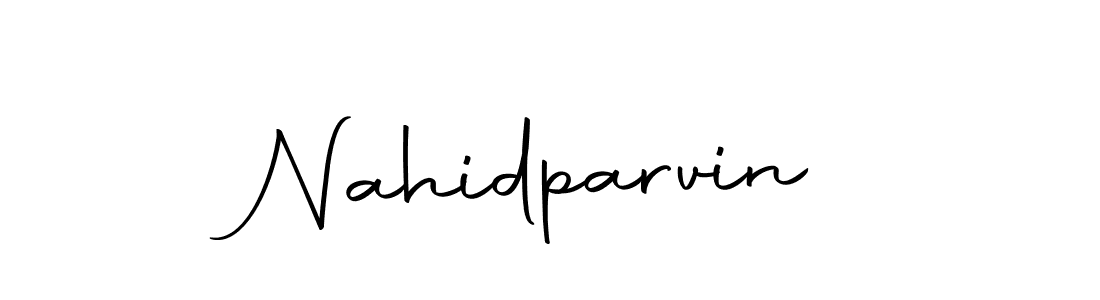 Nahidparvin stylish signature style. Best Handwritten Sign (Autography-DOLnW) for my name. Handwritten Signature Collection Ideas for my name Nahidparvin. Nahidparvin signature style 10 images and pictures png