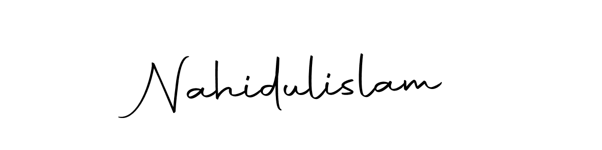 Design your own signature with our free online signature maker. With this signature software, you can create a handwritten (Autography-DOLnW) signature for name Nahidulislam. Nahidulislam signature style 10 images and pictures png