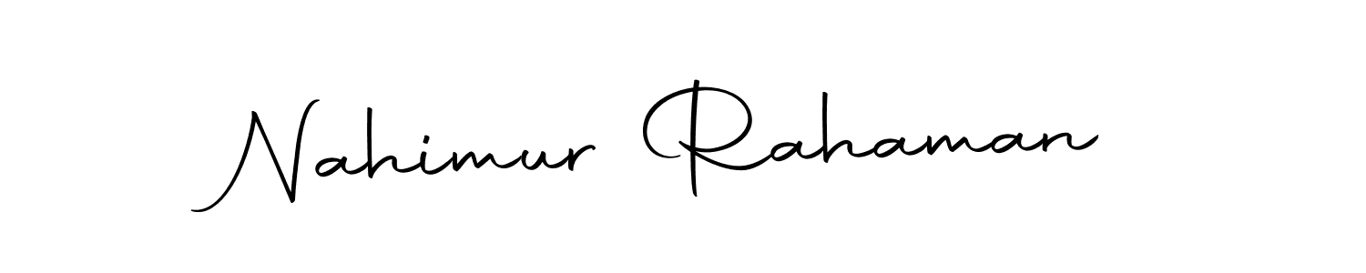 You should practise on your own different ways (Autography-DOLnW) to write your name (Nahimur Rahaman) in signature. don't let someone else do it for you. Nahimur Rahaman signature style 10 images and pictures png