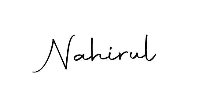 You can use this online signature creator to create a handwritten signature for the name Nahirul. This is the best online autograph maker. Nahirul signature style 10 images and pictures png