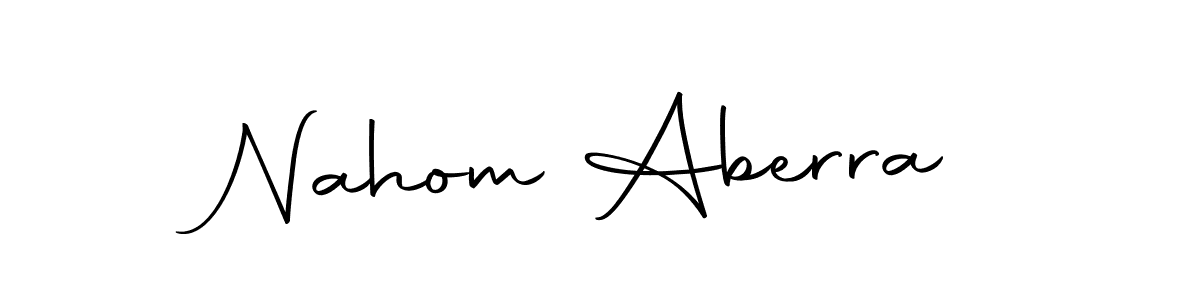 Make a beautiful signature design for name Nahom Aberra. Use this online signature maker to create a handwritten signature for free. Nahom Aberra signature style 10 images and pictures png