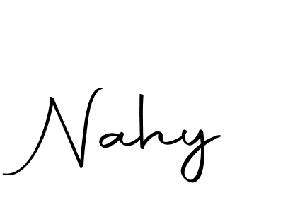 Similarly Autography-DOLnW is the best handwritten signature design. Signature creator online .You can use it as an online autograph creator for name Nahy. Nahy signature style 10 images and pictures png