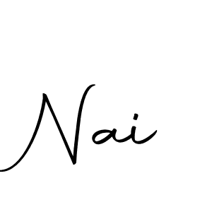 Create a beautiful signature design for name Nai. With this signature (Autography-DOLnW) fonts, you can make a handwritten signature for free. Nai signature style 10 images and pictures png