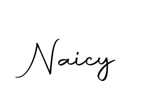 Naicy stylish signature style. Best Handwritten Sign (Autography-DOLnW) for my name. Handwritten Signature Collection Ideas for my name Naicy. Naicy signature style 10 images and pictures png