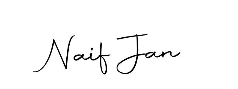 How to make Naif Jan name signature. Use Autography-DOLnW style for creating short signs online. This is the latest handwritten sign. Naif Jan signature style 10 images and pictures png