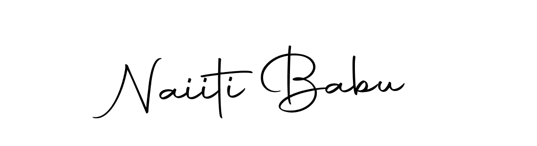 Create a beautiful signature design for name Naiiti Babu. With this signature (Autography-DOLnW) fonts, you can make a handwritten signature for free. Naiiti Babu signature style 10 images and pictures png