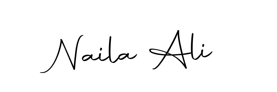 Also we have Naila Ali name is the best signature style. Create professional handwritten signature collection using Autography-DOLnW autograph style. Naila Ali signature style 10 images and pictures png