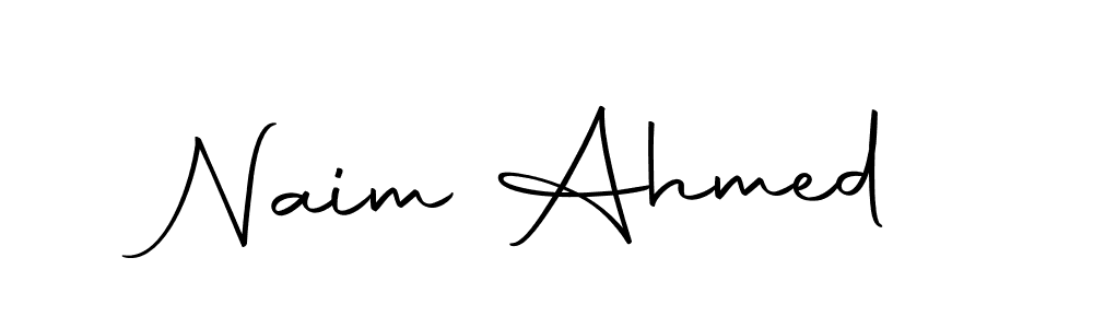 You should practise on your own different ways (Autography-DOLnW) to write your name (Naim Ahmed) in signature. don't let someone else do it for you. Naim Ahmed signature style 10 images and pictures png