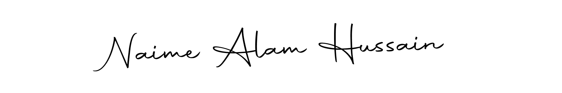Design your own signature with our free online signature maker. With this signature software, you can create a handwritten (Autography-DOLnW) signature for name Naime Alam Hussain. Naime Alam Hussain signature style 10 images and pictures png