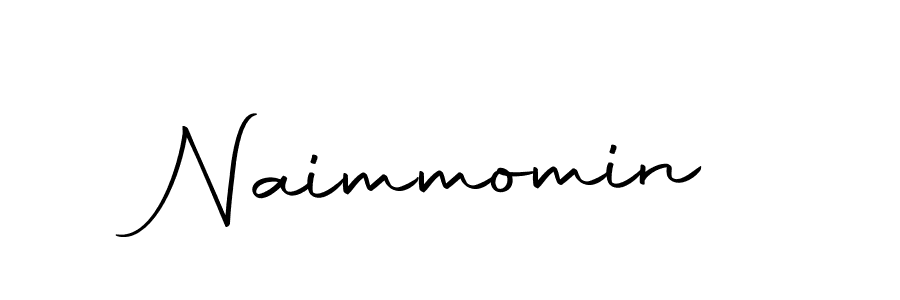 You should practise on your own different ways (Autography-DOLnW) to write your name (Naimmomin) in signature. don't let someone else do it for you. Naimmomin signature style 10 images and pictures png