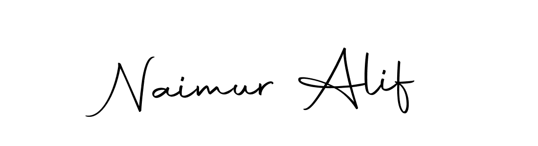 Make a beautiful signature design for name Naimur Alif. With this signature (Autography-DOLnW) style, you can create a handwritten signature for free. Naimur Alif signature style 10 images and pictures png