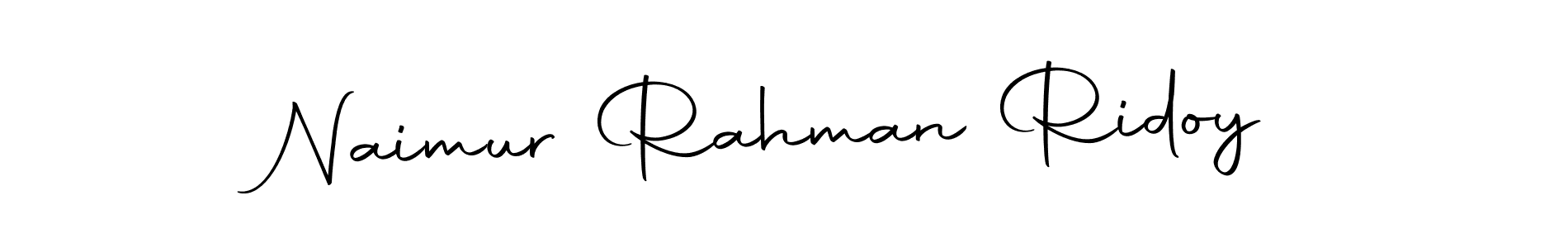 Use a signature maker to create a handwritten signature online. With this signature software, you can design (Autography-DOLnW) your own signature for name Naimur Rahman Ridoy. Naimur Rahman Ridoy signature style 10 images and pictures png