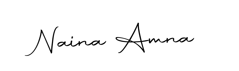 How to make Naina Amna signature? Autography-DOLnW is a professional autograph style. Create handwritten signature for Naina Amna name. Naina Amna signature style 10 images and pictures png