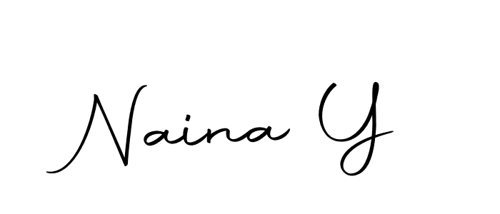 How to make Naina Y signature? Autography-DOLnW is a professional autograph style. Create handwritten signature for Naina Y name. Naina Y signature style 10 images and pictures png