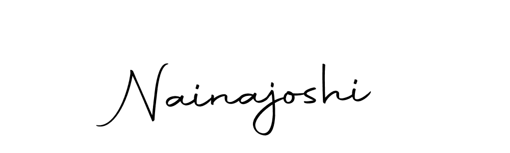 Similarly Autography-DOLnW is the best handwritten signature design. Signature creator online .You can use it as an online autograph creator for name Nainajoshi. Nainajoshi signature style 10 images and pictures png
