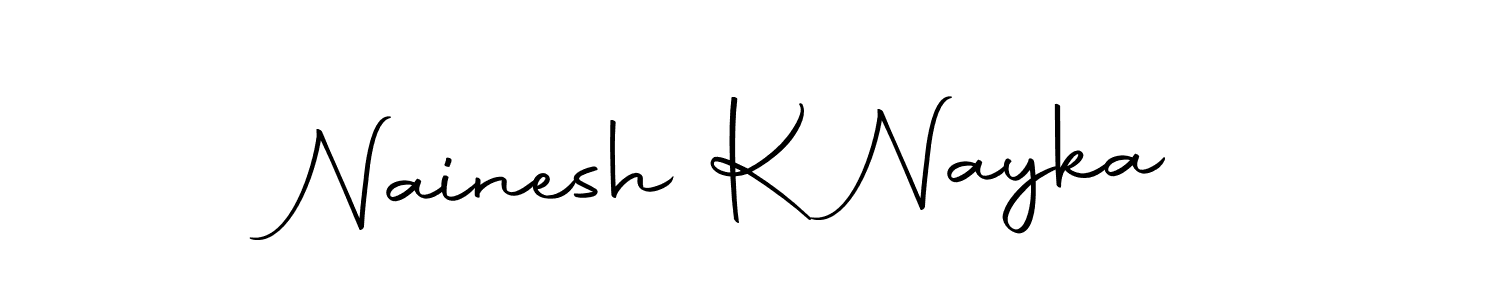 You can use this online signature creator to create a handwritten signature for the name Nainesh K Nayka. This is the best online autograph maker. Nainesh K Nayka signature style 10 images and pictures png