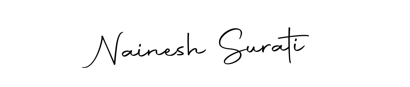 This is the best signature style for the Nainesh Surati name. Also you like these signature font (Autography-DOLnW). Mix name signature. Nainesh Surati signature style 10 images and pictures png
