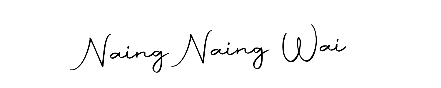 See photos of Naing Naing Wai official signature by Spectra . Check more albums & portfolios. Read reviews & check more about Autography-DOLnW font. Naing Naing Wai signature style 10 images and pictures png