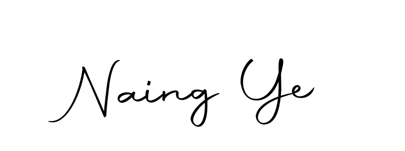 Make a beautiful signature design for name Naing Ye. With this signature (Autography-DOLnW) style, you can create a handwritten signature for free. Naing Ye signature style 10 images and pictures png