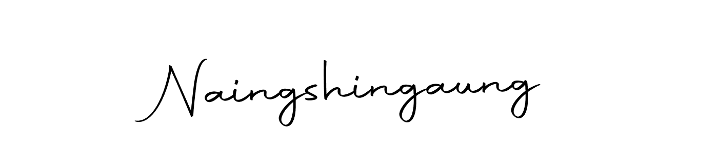 Use a signature maker to create a handwritten signature online. With this signature software, you can design (Autography-DOLnW) your own signature for name Naingshingaung. Naingshingaung signature style 10 images and pictures png