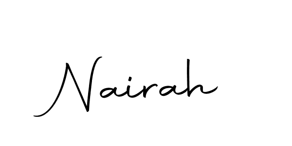 Make a beautiful signature design for name Nairah. Use this online signature maker to create a handwritten signature for free. Nairah signature style 10 images and pictures png