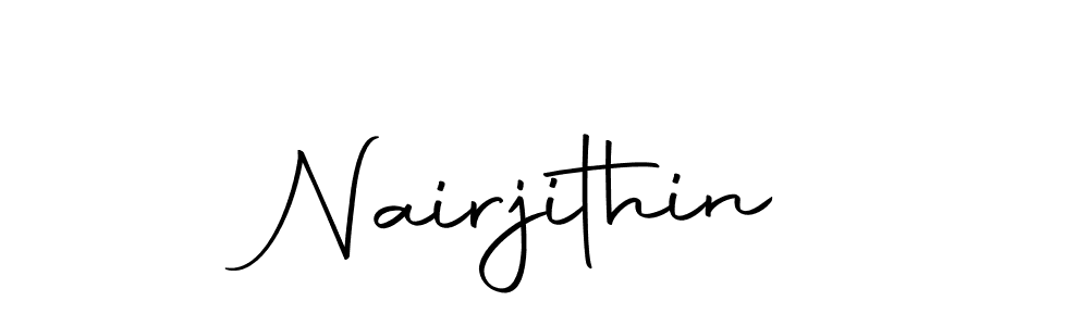 It looks lik you need a new signature style for name Nairjithin. Design unique handwritten (Autography-DOLnW) signature with our free signature maker in just a few clicks. Nairjithin signature style 10 images and pictures png