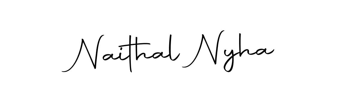 You can use this online signature creator to create a handwritten signature for the name Naithal Nyha. This is the best online autograph maker. Naithal Nyha signature style 10 images and pictures png