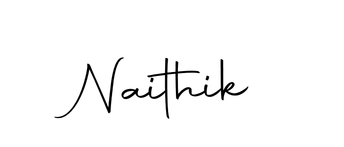 Make a beautiful signature design for name Naithik. With this signature (Autography-DOLnW) style, you can create a handwritten signature for free. Naithik signature style 10 images and pictures png