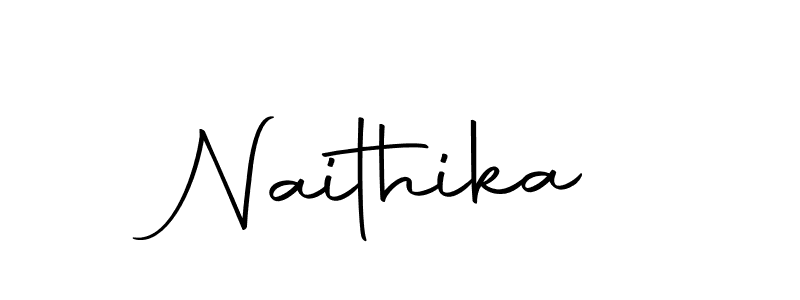 Here are the top 10 professional signature styles for the name Naithika. These are the best autograph styles you can use for your name. Naithika signature style 10 images and pictures png