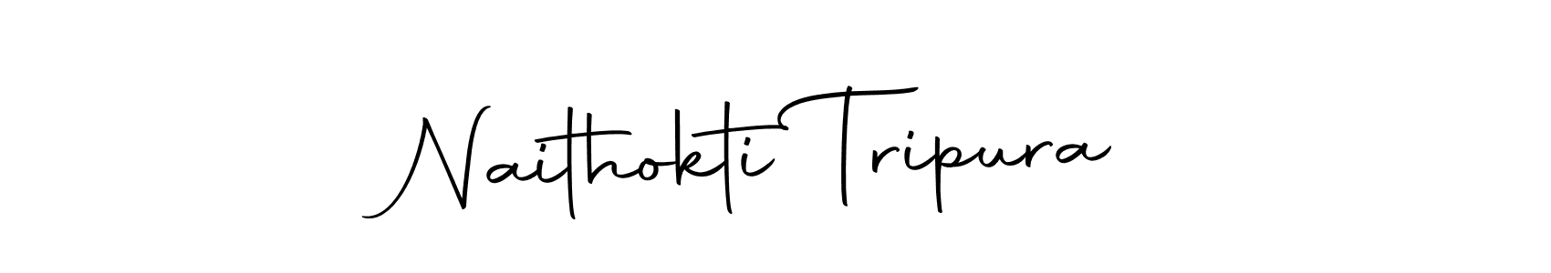 Also we have Naithokti Tripura name is the best signature style. Create professional handwritten signature collection using Autography-DOLnW autograph style. Naithokti Tripura signature style 10 images and pictures png