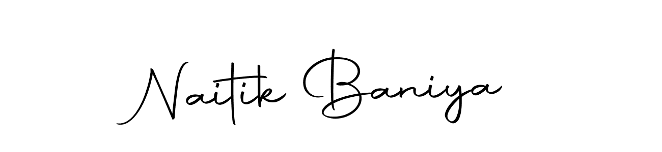 Naitik Baniya stylish signature style. Best Handwritten Sign (Autography-DOLnW) for my name. Handwritten Signature Collection Ideas for my name Naitik Baniya. Naitik Baniya signature style 10 images and pictures png