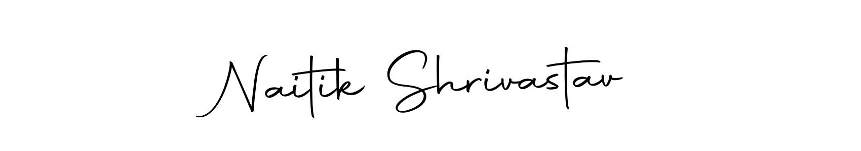 Make a beautiful signature design for name Naitik Shrivastav. With this signature (Autography-DOLnW) style, you can create a handwritten signature for free. Naitik Shrivastav signature style 10 images and pictures png