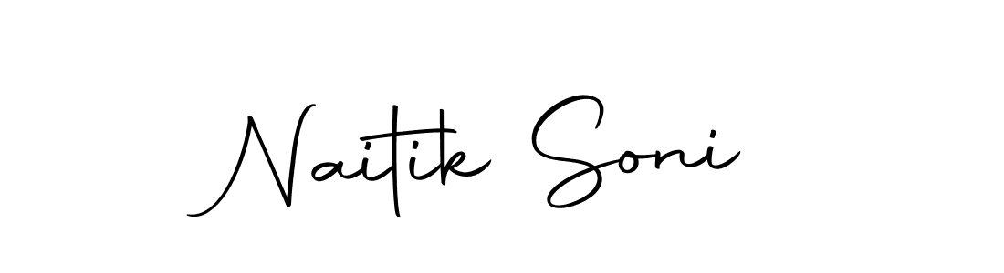 Here are the top 10 professional signature styles for the name Naitik Soni. These are the best autograph styles you can use for your name. Naitik Soni signature style 10 images and pictures png