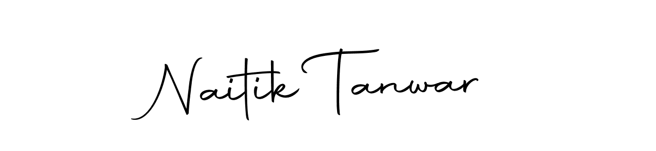 Make a beautiful signature design for name Naitik Tanwar. With this signature (Autography-DOLnW) style, you can create a handwritten signature for free. Naitik Tanwar signature style 10 images and pictures png