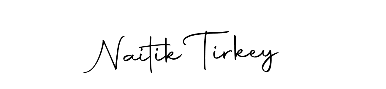 Design your own signature with our free online signature maker. With this signature software, you can create a handwritten (Autography-DOLnW) signature for name Naitik Tirkey. Naitik Tirkey signature style 10 images and pictures png