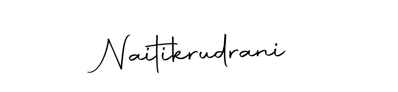 You can use this online signature creator to create a handwritten signature for the name Naitikrudrani. This is the best online autograph maker. Naitikrudrani signature style 10 images and pictures png