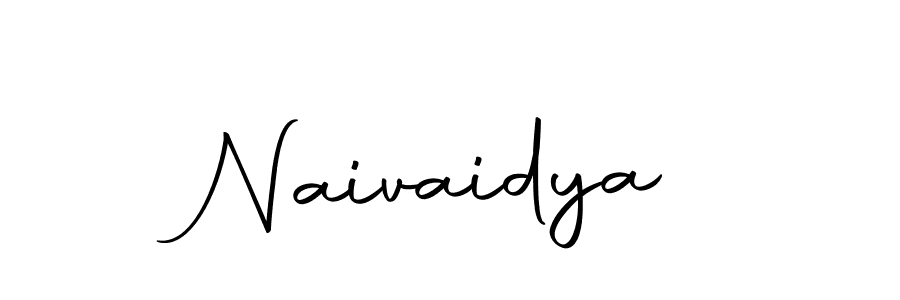 Design your own signature with our free online signature maker. With this signature software, you can create a handwritten (Autography-DOLnW) signature for name Naivaidya. Naivaidya signature style 10 images and pictures png