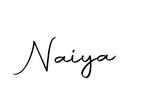 How to make Naiya signature? Autography-DOLnW is a professional autograph style. Create handwritten signature for Naiya name. Naiya signature style 10 images and pictures png