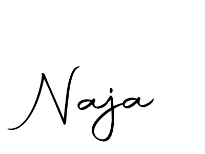 Make a beautiful signature design for name Naja. With this signature (Autography-DOLnW) style, you can create a handwritten signature for free. Naja signature style 10 images and pictures png