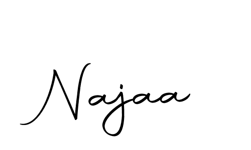 Najaa stylish signature style. Best Handwritten Sign (Autography-DOLnW) for my name. Handwritten Signature Collection Ideas for my name Najaa. Najaa signature style 10 images and pictures png