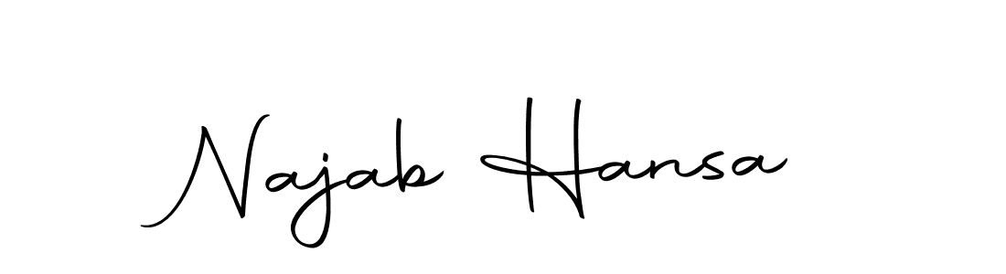 You can use this online signature creator to create a handwritten signature for the name Najab Hansa. This is the best online autograph maker. Najab Hansa signature style 10 images and pictures png