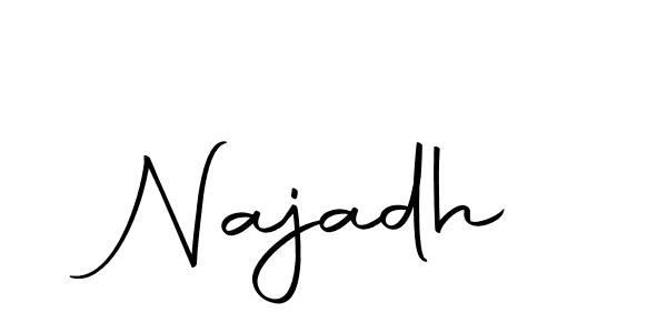 This is the best signature style for the Najadh name. Also you like these signature font (Autography-DOLnW). Mix name signature. Najadh signature style 10 images and pictures png