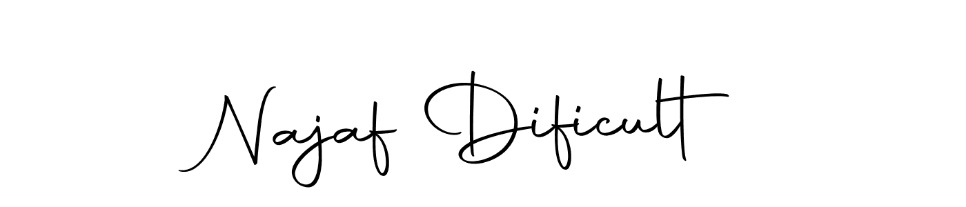 How to Draw Najaf Dificult signature style? Autography-DOLnW is a latest design signature styles for name Najaf Dificult. Najaf Dificult signature style 10 images and pictures png