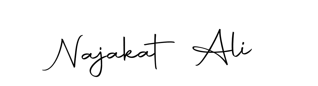 Use a signature maker to create a handwritten signature online. With this signature software, you can design (Autography-DOLnW) your own signature for name Najakat Ali. Najakat Ali signature style 10 images and pictures png