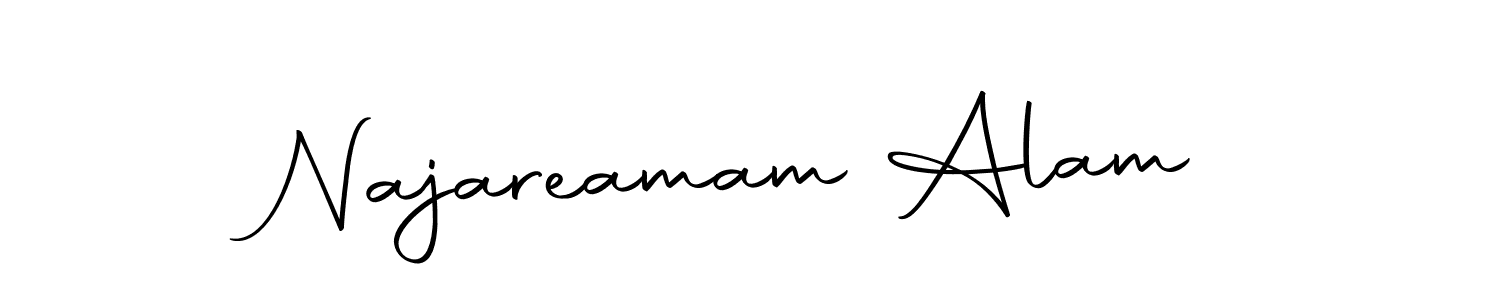 if you are searching for the best signature style for your name Najareamam Alam. so please give up your signature search. here we have designed multiple signature styles  using Autography-DOLnW. Najareamam Alam signature style 10 images and pictures png