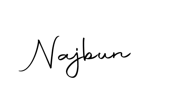 if you are searching for the best signature style for your name Najbun. so please give up your signature search. here we have designed multiple signature styles  using Autography-DOLnW. Najbun signature style 10 images and pictures png