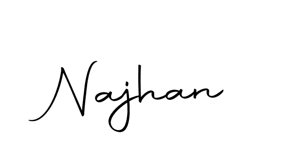 How to make Najhan signature? Autography-DOLnW is a professional autograph style. Create handwritten signature for Najhan name. Najhan signature style 10 images and pictures png